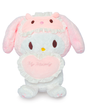 Melody hồng ôm tim (40cm)