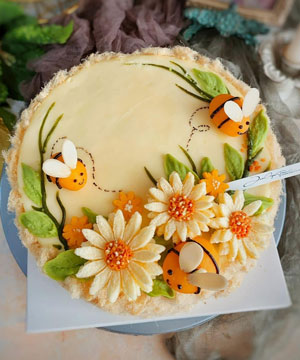 Bông lan trứng muối 06 (S20cm)